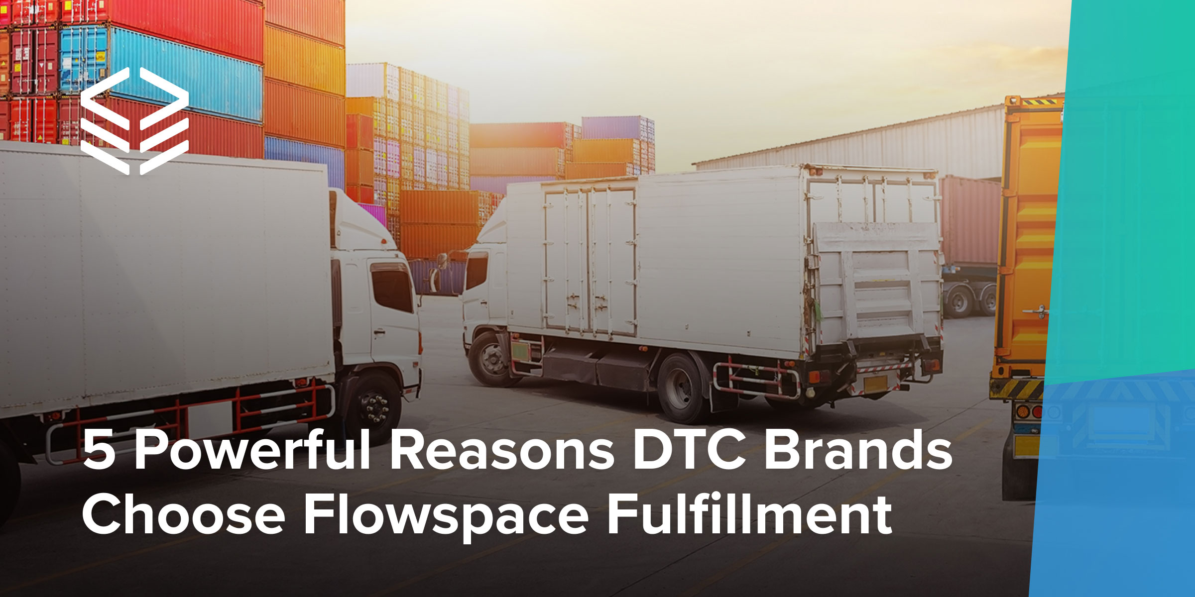 Trucks showing brands switching to Flowspace fulfillment