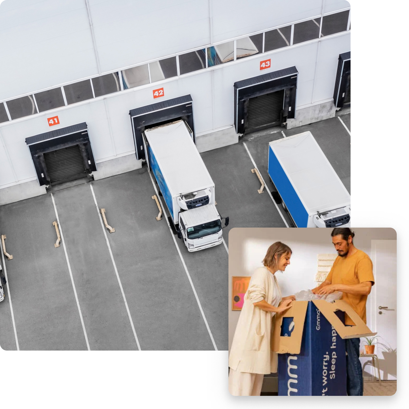 Fulfillment of Emma Mattresses